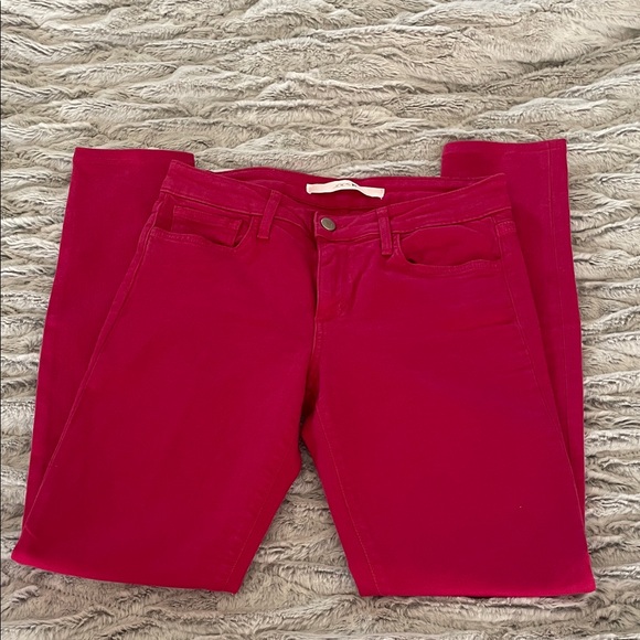Joe's Jeans Vibrant Hot Pink Skinny Jeans - Picture 5 of 6